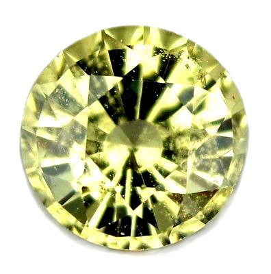 0.55ct Certified Natural Yellow Sapphire
