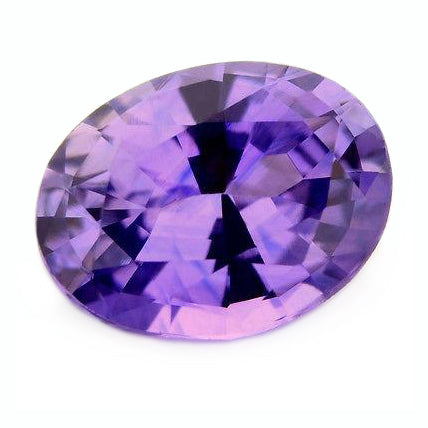 0.99 ct Certified Natural Purple Sapphire