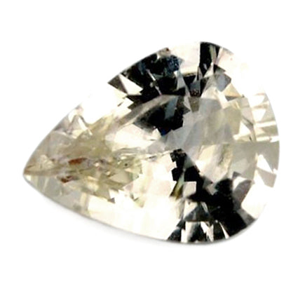 0.50 ct Certified Natural White Sapphire