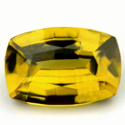 Certified Natural Unheated Olive Yellow Sapphire 0.68ct Cushion Untreated Vvs Clarity Madagascar Gem - sapphirebazaar - 1