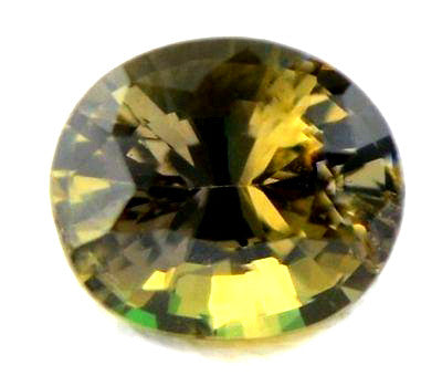 0.50ct Certified Natural Green Sapphire