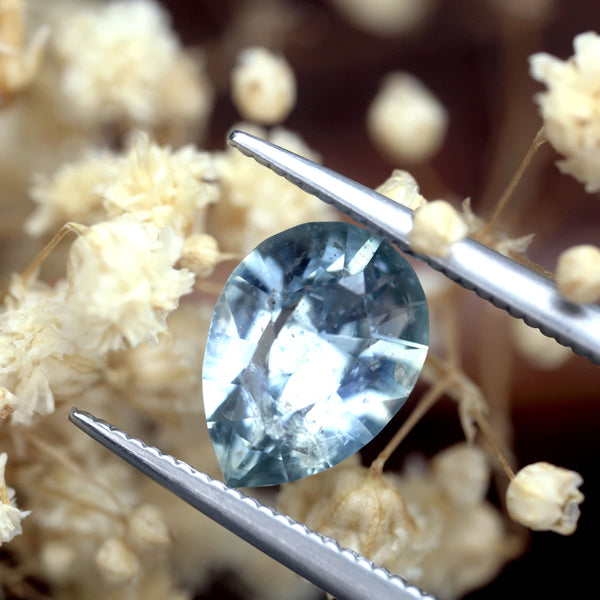 2.46ct Certified Natural Teal Sapphire
