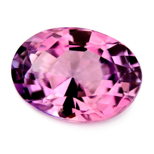 Certified 0.95ct Natural Ceylon  Pink  Sapphire Oval Shape Flawless IF Clarity Sri Lanka Gem - sapphirebazaar - 1