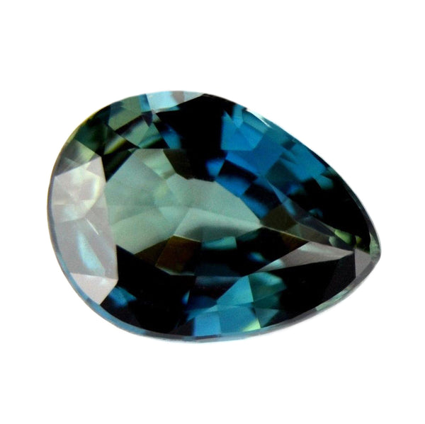 0.64ct Certified Natural Teal Sapphire