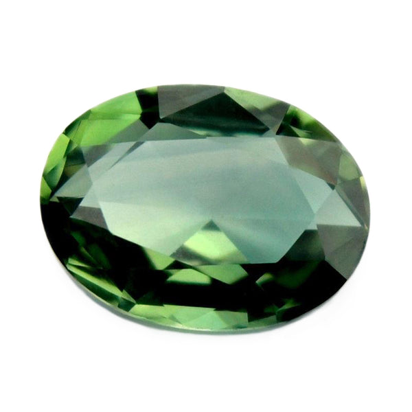 0.64ct Certified Natural Green Sapphire