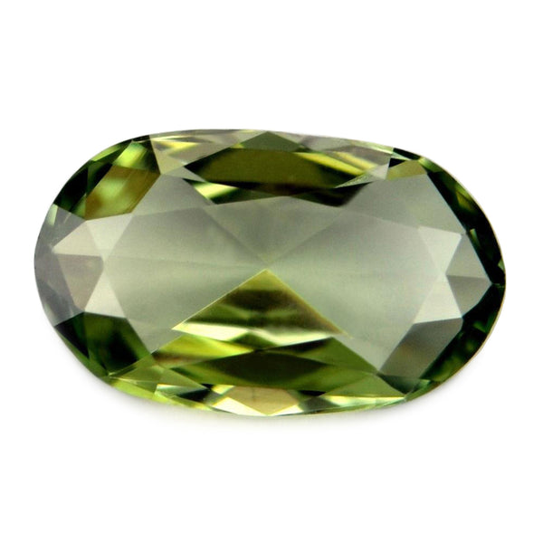 0.60 ct Certified Natural Green Sapphire