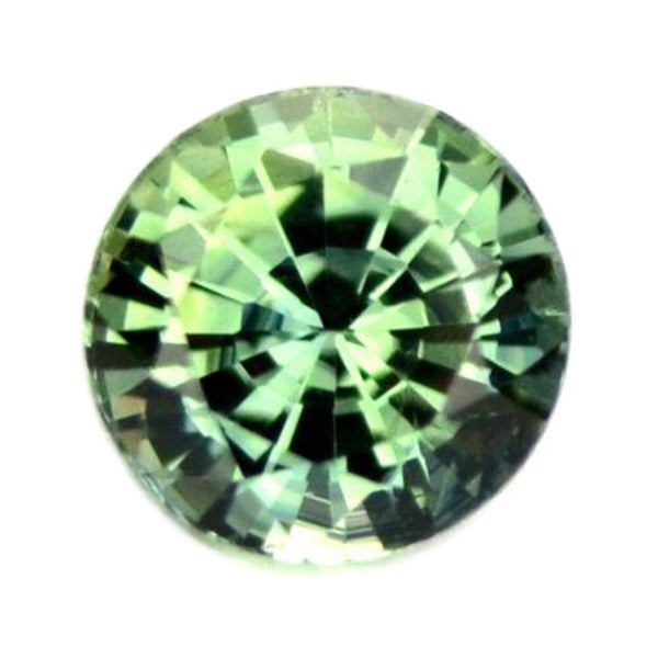 0.53 ct Certified Natural Green Sapphire