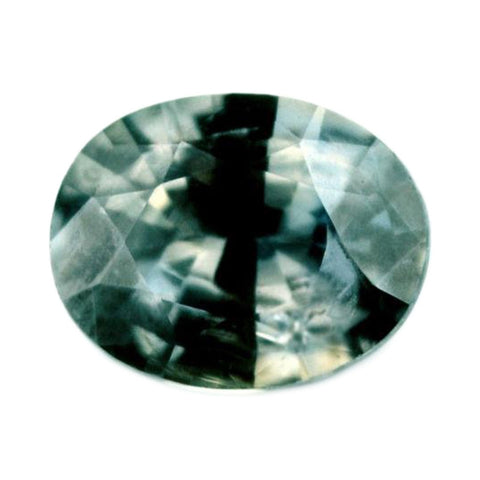 0.89 ct Certified Natural Gray Sapphire