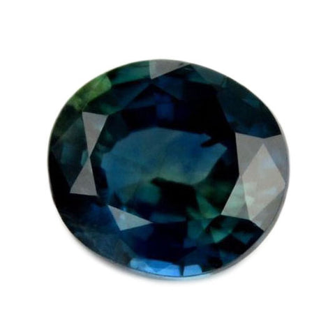 0.75 ct Certified Natural Teal Sapphire