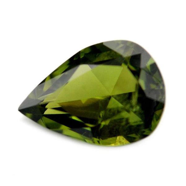 0.76 ct Certified Natural Green Sapphire