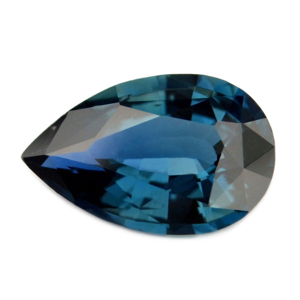 0.75 ct Certified Natural Teal Sapphire