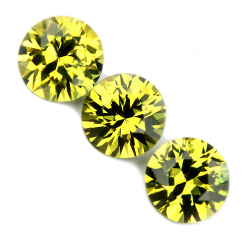 0.96 ct Certified Natural Yellow Sapphire Matching Set