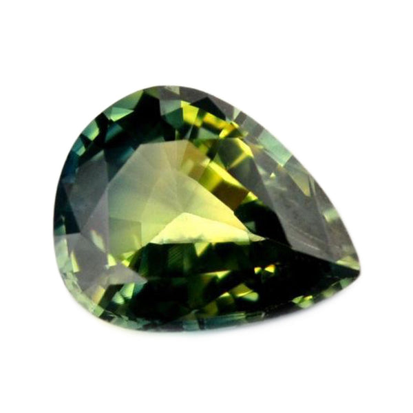 0.88ct Certified Natural Green Sapphire
