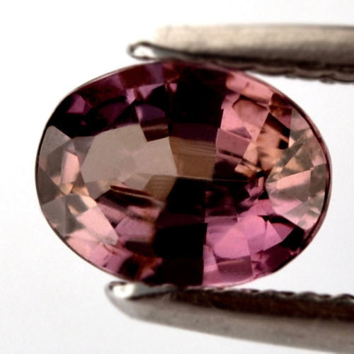 Certified Natural 0.96ct Unheated Sapphire Brownish Pink Color SI Clarity Untreated Oval Madagascar Gem - sapphirebazaar - 1