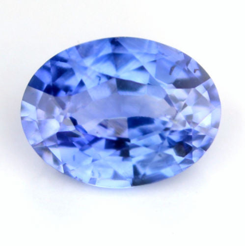 Certified Natural Ceylon Sapphire Cornflower Blue 0.43ct Vs Clarity Oval Shape Gemstone - sapphirebazaar - 1