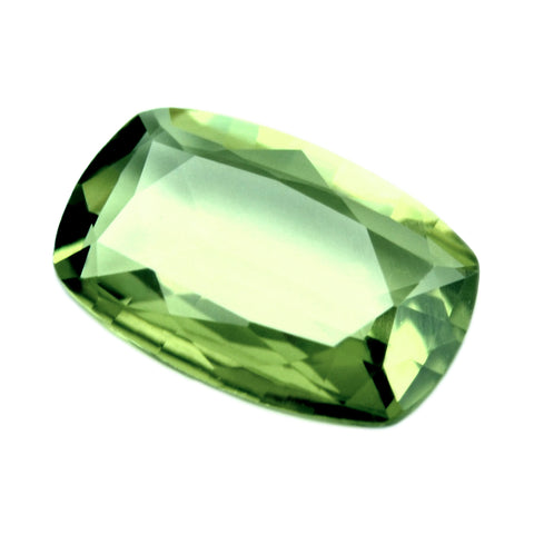 0.68ct Certified Natural Green Sapphire