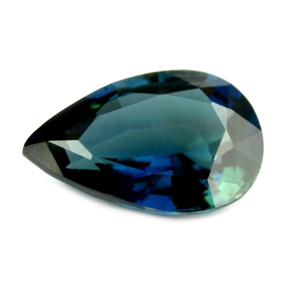 0.91ct Certified Natural Teal Sapphire