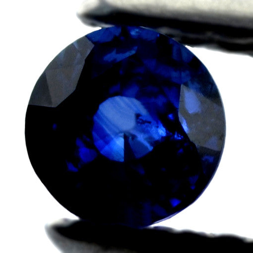 0.44 ct Certified Natural Blue Sapphire