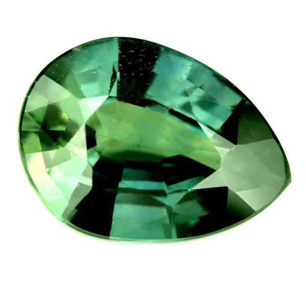 2.35ct Incredible Certified Natural Unheated Teal Sapphire - sapphirebazaar - 1