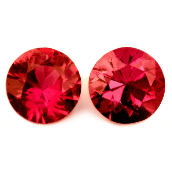 0.45ct Certified Natural Pink Sapphire Matching Pair