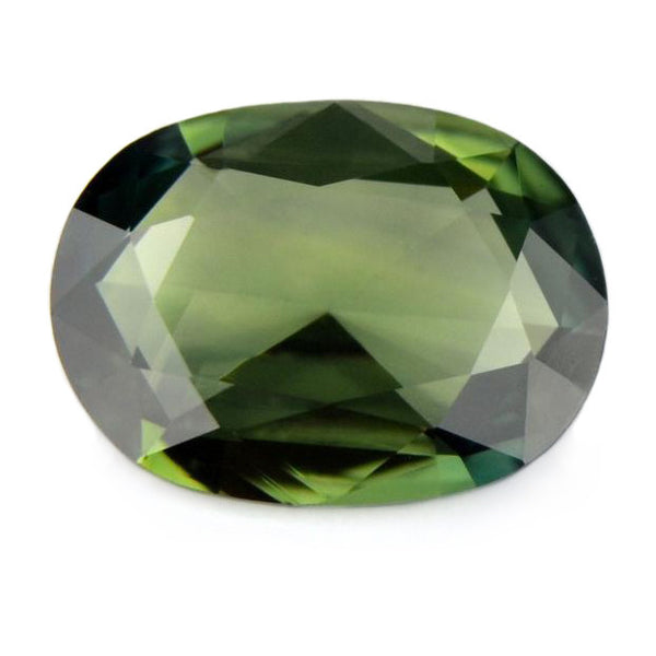 0.66 ct Certified Natural Green Sapphire