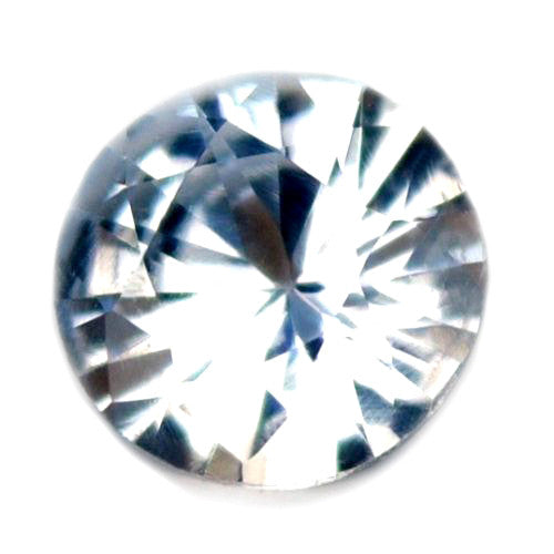 0.27ct  Certified Natural White Sapphire