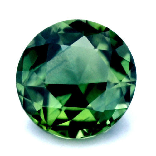Certified Natural 4.67mm Round Bluish Green Sapphire 0.48ct Rose Cut Vvs Clarity Madagascar Gem - sapphirebazaar - 2