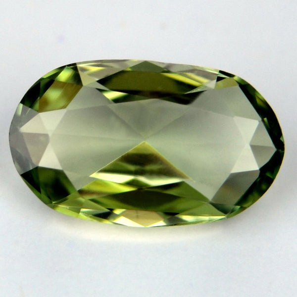 0.61ct Certified Natural Green Sapphire - sapphirebazaar - 3