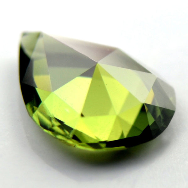 0.63ct Certified Natural Green Sapphire - sapphirebazaar - 1