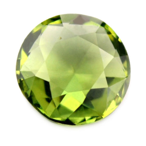 Certified Natural Sapphire Rose Cut Round 5mm Green Color 0.58ct Vvs Clarity Madagascar Gem - sapphirebazaar - 2