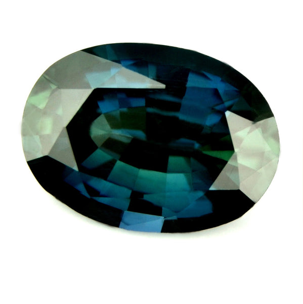 Certified Natural 0.81ct Greenish Blue Oval Sapphire - sapphirebazaar - 1