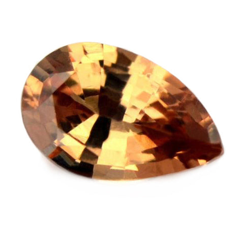 0.74 ct Certified Natural Orange Sapphire