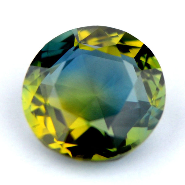 Certified Natural 5.21mm Round 0.57ct Multi Color Sapphire Vvs Clarity Rose Cut Madagascar Gem - sapphirebazaar - 1