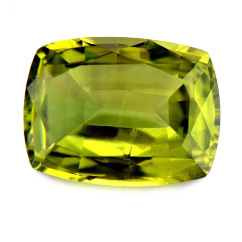 0.72 ct Certified Natural Green Sapphire