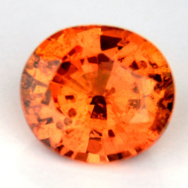 0.81ct Certified Natural Orange Sapphire - sapphirebazaar - 1