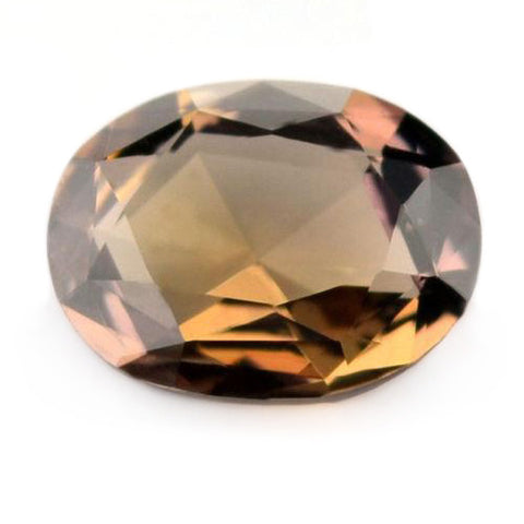 0.75 ct Certified Natural Brown Sapphire
