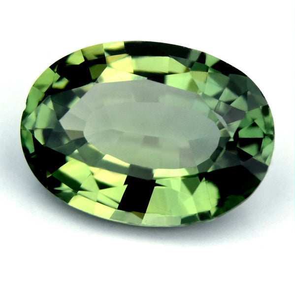 1.38ct Certified Natural Green Sapphire - sapphirebazaar - 1