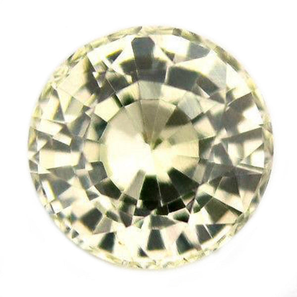 0.52ct Certified Natural White Sapphire