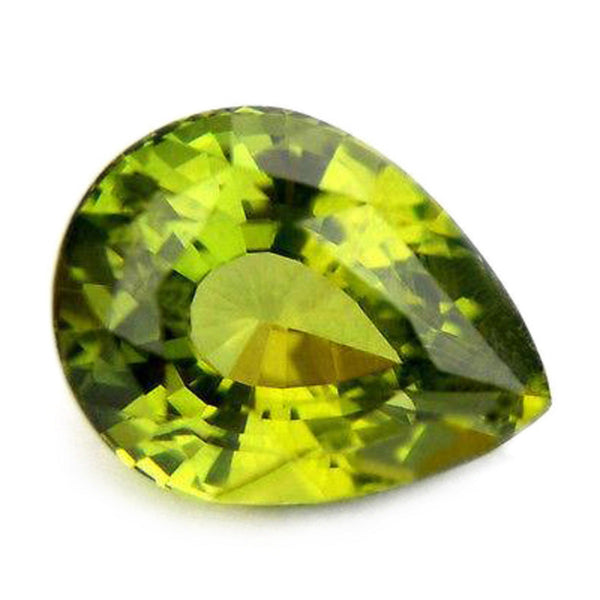 1.69ct Certified Natural Green Sapphire