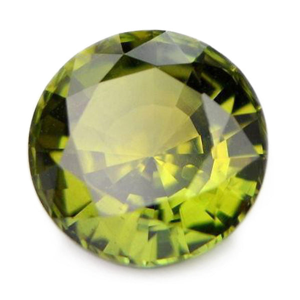0.95ct Certified Natural Green Sapphire