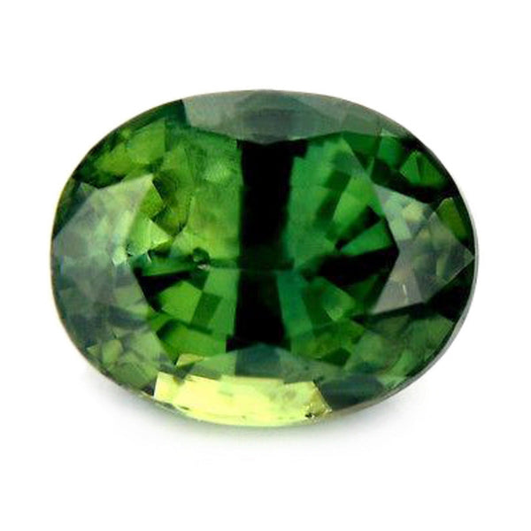 1.72ct Certified Natural Green Sapphire