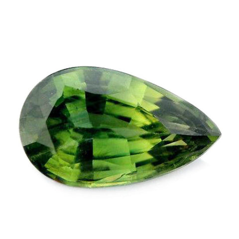 1.45ct Certified Natural Green Sapphire
