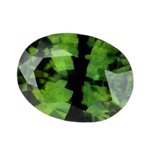 0.90ct Certified Natural Green Sapphire