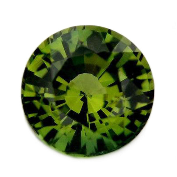 0.66ct Certified Natural Green Sapphire