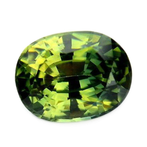 0.70ct Certified Natural Green Sapphire