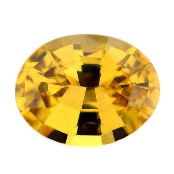 0.81ct Certified Natural Yellow Sapphire