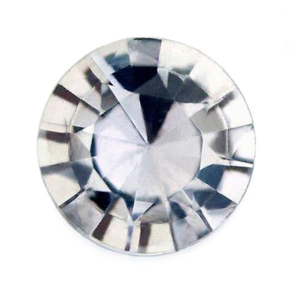 0.53ct Certified Natural White Sapphire