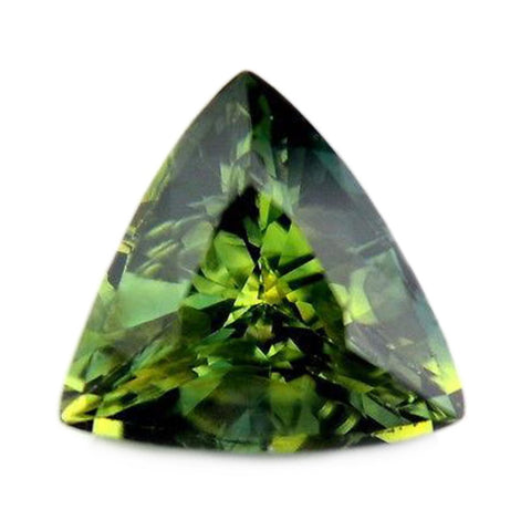 0.79ct Certified Natural Green Sapphire