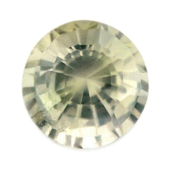 0.81ct Certified Natural White Sapphire