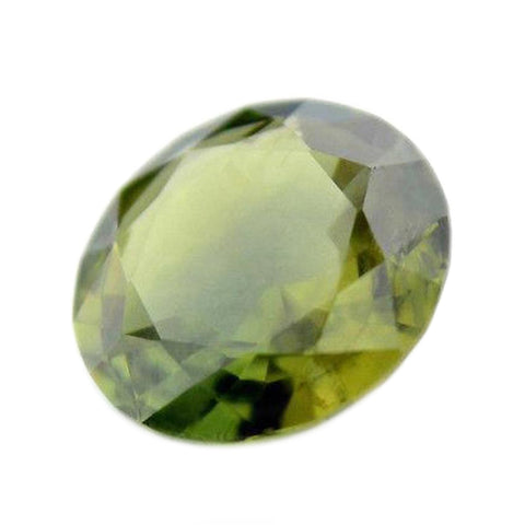 0.76ct Certified Natural Green Sapphire